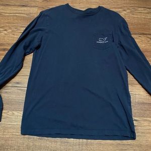 Navy blue vineyard vines long sleeve